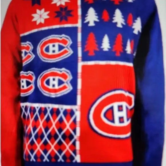 Montreal Canadiens NEW Ugly sweater - Picture 3 of 3